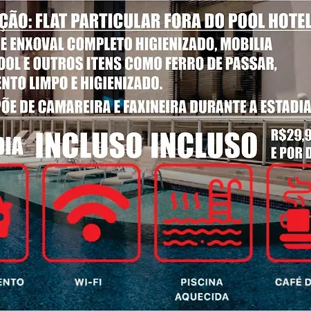 S4 Hotel Águas claras flat particular fora do pool-2