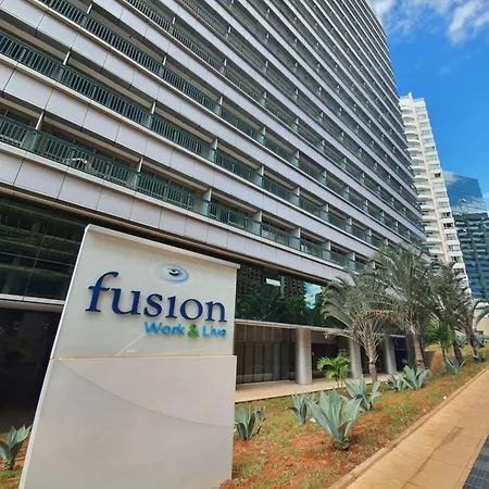 Flat Fusion Express By Rei dos Flats COM ESTACIONAMENTO GRÁTIS-3